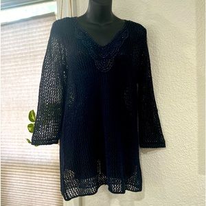 Tommy bahama crochet top